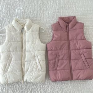 Girl’s Old Navy Pink/Rose Puffer Vest- Size 8